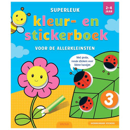 Superleuk kleur- en stickerboek voor de allerkleinsten 2-4 jaar