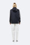 Rains Short Hooded Coat 1826 - Regenjas Unisex - Waterafstotend met capuchon - Zwart - Maat XXS