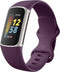 imoshion Siliconen bandje - Geschikt voor Fitbit Charge 6, Charge 5 - Paars - S