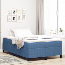 vidaXL - Bed - Frame - Blauw - 120x200 - cm - Corduroy - Stof
