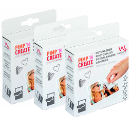 3 x 1.000 Fotoplakkers Walter in verp.