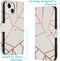 iMoshion Hoesje Geschikt voor iPhone 14 Hoesje Met Pasjeshouder - iMoshion Design Softcase Bookcase - Wit / White Graphic