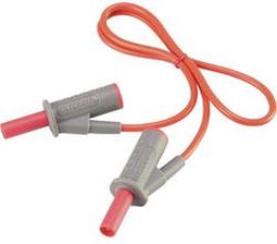 VOLTCRAFT MSB-501 Veiligheidsmeetsnoer Banaanstekker 4 mm Banaanstekker 4 mm 0.50 m Rood 1 stuk(s)