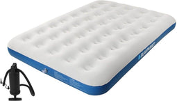 Materac dmuchany z pompką ręczną 191x137 cm Blaupunkt IM220