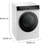 Siemens WG56B2A7NL - Wasmachine - Intelligent Dosing - SpeedPerfect - Smart bediening