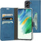 Mobiparts Galaxy S21 FE - Classic Wallet Case - Ruimte voor pasjes - Steel Blue (2022)