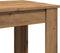 vidaXL - Bartafel - 102x50x103,5 - cm - bewerkt - hout - artisanaal - eikenkleurig