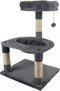 Purlov Kattenkrabpaal 71cm Grijs - Ultieme Speel- en Rustplaats voor Katten