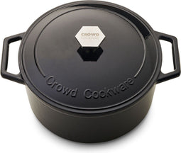 Tasman Dutch Oven en Grill - Gietijzeren Kookpot Ø29 cm - Gerecycled Gietijzer - Rood