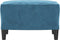 vidaXL - Voetenbank - 60x50x41 - cm - fluweel - blauw