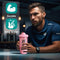 Shaker Proteineshaker, 500 ml met poedervak, schroefdeksel, BPA-vrij, lekvrij, fitnessstudio, mixbek