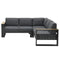 Garden Impressions Cube Loungebank Teak - Black