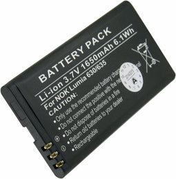AccuCell batterij geschikt voor Nokia BL-5H batterij Lumia 630 batterij, Lumia 635 met 1650mAh