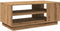 vidaXL - Salontafel - 102x55x43 - cm - bewerkt - hout - artisanaal - eikenkleur