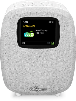 Sangean DCR-83 - DAB/FM-RDS/AUX/Bluetooth Sound Soother - 40 voorkeurzenders - Wit