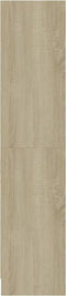 vidaXL - Boekenkast - met - 3 - schappen - 60x24x109 - cm - bewerkt - hout - sonoma - eik