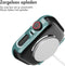 imoshion Screenprotector - Geschikt voor Apple Watch Series 4 / 5 / 6 / SE - 44mm - Full Cover Hard Case / Beschermend Hoesje - Donkergroen