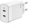 Aisens ASCH-45W2P005-W - Oplader - 2x USB type-C 45W - Wit