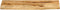 vidaXL - Tafelblad - met - natuurlijke - rand - 70x20x3,8 - cm - massief - mangohout