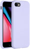 Accezz Liquid Silicone Backcover - iPhone SE (2022 / 2020) / 8 / 7 - Schokabsorberend - Paars