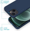 iMoshion Hoesje Geschikt voor iPhone 13 Mini Hoesje Siliconen - iMoshion Color Backcover - Donkerblauw