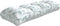 vidaXL - Palletkussen - 120x40x12 - cm - stof - bladpatroon