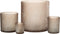 J-Line windlicht Gras - glas - beige - extra large