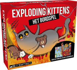 Exploding Kittens - Bordspel - 3D speelbord - 2-6 spelers - vanaf 7 jaar