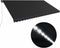 vidaXL - Luifel - handmatig - uittrekbaar - met - LED - 600x300 - cm - antraciet