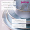 Palmer - Light Blue Sea - Serviesset - 6 persoons - 24 delig - Wit/Lichtblauw - Stoneware - Bordenset