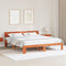 vidaXL - Bedframe - met - Hoofdbord - Gewaxed - Bruin - 180x200 - cm - Massief - Grenenhout
