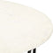 vidaXL - Salontafel - 65x65x42 - cm - echt - steen - met - marmeren - textuur - wit