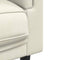 vidaXL Fauteuil met kussen fluweel crèmekleurig