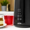MPM Stille Waterkoker - Temperatuurregeling - Digitale Temperatuurweergave - 1,7 Liter - Dubbelwandig - 2200W - Zwart