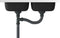 vidaXL - Gootsteen - dubbele - bakken - 800x500x155 - mm - roestvrij - staal - zilver