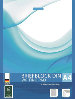 Stylex A4 Schrijfblok met Lijnen 50 Bladzijden