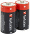 Verbatim Alkaline Batterij C LR14 - Hoge capaciteit - Betrouwbare energiebron (2 stuks)