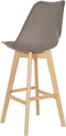 Kruk DKD Home Decor 48,5 x 55 x 109 cm Grijs Beukenhout