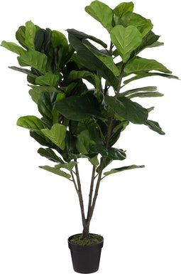 Mica Decorations Ficus Lyrata - Kunstplant - H150 x Ø80 cm - Groen