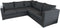 Your Own Living Houston Hoek loungebank - Charcoal