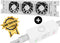 Heatfan 3 - Radiator Ventilator met Sensor - Universele Maat - Convector Ventilator Zonder Geluid - Wit