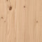 vidaXL - Wandtafel - 82x38x75 - cm - bewerkt - hout