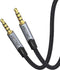 Vention Audio Aux kabel TRRS 3.5mm jack - gevlochten draad - 1 meter