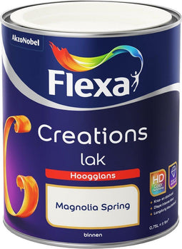 Flexa - Creations - Lak Hoogglans - Magnolia Spring - 750 ml
