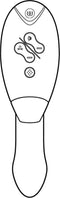 Womanizer Duo 2 - DE TarzanVibrator - Luchtdruk (clitoris) + Vibrator (G-Spot) - Herlaadbaar - Waterdicht - Bordeaux