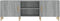 vidaXL - Tv-meubel - 150x30x50 - cm - bewerkt - hout - grijs - sonoma - eikenkleurig