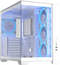 ASUS 90DC00S3-B19000 - ATX Semi-toren doos - Gehard glas - Wit