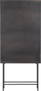 BePureHome Gracious Vitrinekast - Metaal - Zwart - 181x81x41