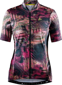 Craft Hale Graphic Jersey W Sportshirt Dames - Maat XL - Fame/Venom