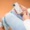 iMoshion Hoesje Geschikt voor Samsung Galaxy A71 Hoesje Siliconen - iMoshion Design hoesje - Wit / Meerkleurig / Goud / White Graphic